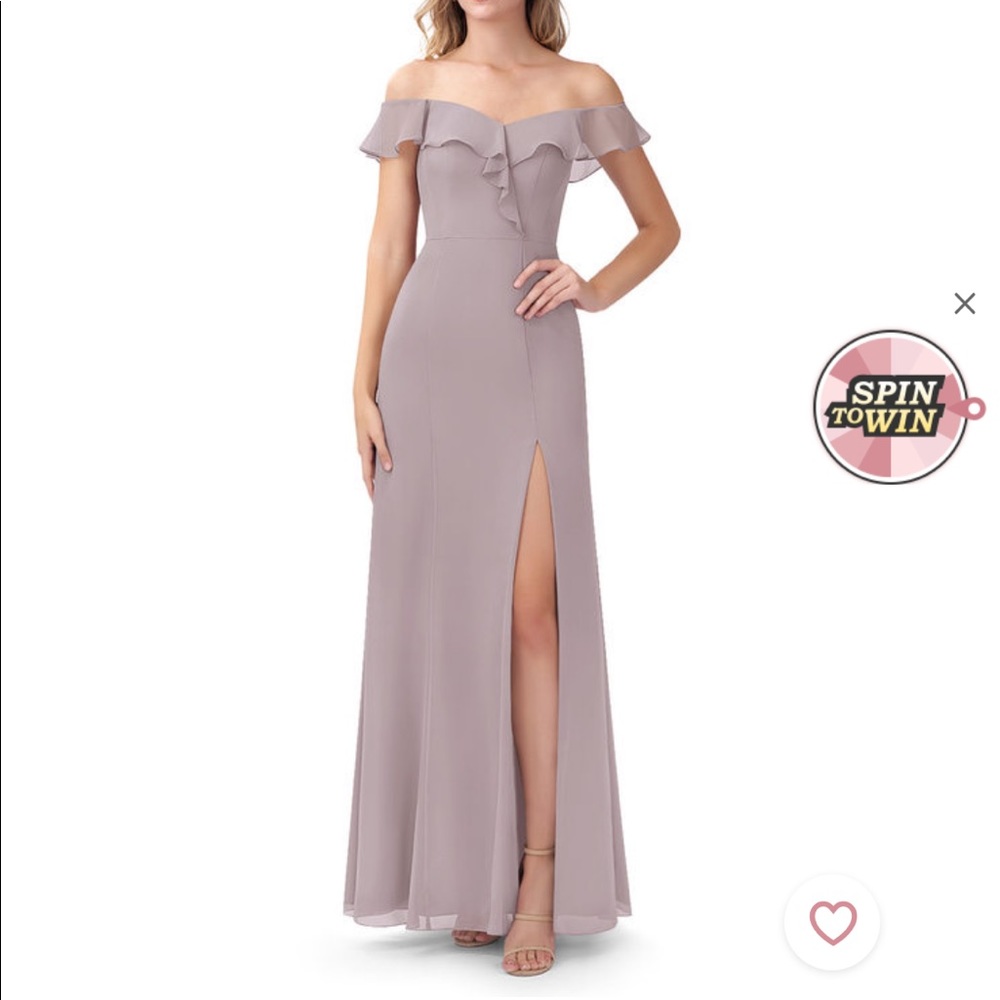 Azazie Sophie Bridesmaid Dress in Dusk NWOT